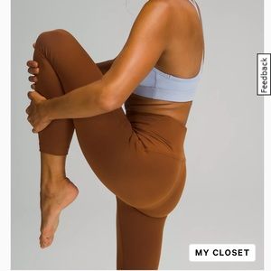 Lululemon instill high rise tight 25” size 6